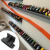 4 Pack Single Lane Track Wall Mount, Compatible with Hot Wheels 1/64 Scale Cars and Trucks, Race Track Accessory for Vertical Gravity Racing Setup & Floating Collection Display (White) view 4