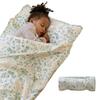 Bloomere Organic Toddler Nap Mat  100% Cotton Kids Washable Sleeping Mat & Detachable Pillow  Sleeping Bag with Soft 1.5 Pad  Ideal Nap Mat for Daycare, Preschool, & Sleepovers (Swan) view 1