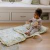 Bloomere Organic Toddler Nap Mat  100% Cotton Kids Washable Sleeping Mat & Detachable Pillow  Sleeping Bag with Soft 1.5 Pad  Ideal Nap Mat for Daycare, Preschool, & Sleepovers (Swan) view 3