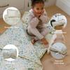 Bloomere Organic Toddler Nap Mat  100% Cotton Kids Washable Sleeping Mat & Detachable Pillow  Sleeping Bag with Soft 1.5 Pad  Ideal Nap Mat for Daycare, Preschool, & Sleepovers (Swan) view 4