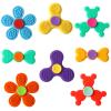 8PCS Silicone Fidget Spinners,Sensory Toys for Kids and Adults,Worry Stones for Anxiety,Quite Fidget Toys for Classroom, Prizes in Bulk for School, Classroom Prizes,Treasure Box Toys view 1