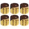 6cs Gold Dice, 6-Sided Dice with Rounded Corner, 0.6" Plated Gold, Portable Replacement Acrylic for Board Games, Party Games, Silver view 3