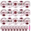 24 Pcs 16 Inch Maroon Graduation Inflatable Beach Balls with Air Pump Congrats Grad Sign Activities Beach Ball 2026 Graduation Party Favor Swimming Pool Supplies for Graduates Seniors College view 1