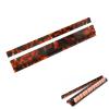 Tortoise Shell Mahjong Rack & Pusher Set, 17.5Inch Tortoise Shell Acrylic American Majiang Tile Racks with Fully Detachable Magnetic Pushers for Family Game Nights (4) view 1