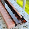 Tortoise Shell Mahjong Rack & Pusher Set, 17.5Inch Tortoise Shell Acrylic American Majiang Tile Racks with Fully Detachable Magnetic Pushers for Family Game Nights (4) view 3