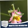 2Pcs 6.3x5.9x5.5 Inch Praying Mantis Egg Case Habitat Incubator for Tarantulas Spiders Snails Crickets Ants view 2