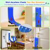 3-Lane Flexible Race Track for Kids: 15ft DIY Bendable Ramp with Suction Cups Portable Roll-Up Car Track for Kids Compatible with 1:64 Diecast Cars Easter Birthday Gift for Boys Girls Ages 3+ view 2