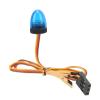 ERYUE RC Car Alarming Light Durable LED Warning Lamp for 1/10 RC Car, High Simulation, 3 Light Modes for Fire Ambulance Fans Plastic, RedBlueWhite (Blue) view 1