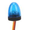 ERYUE RC Car Alarming Light Durable LED Warning Lamp for 1/10 RC Car, High Simulation, 3 Light Modes for Fire Ambulance Fans Plastic, RedBlueWhite (Blue) view 4