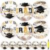 24 Pcs 16 Inch Black Gold Graduation Inflatable Beach Balls with Air Pump Congrats Grad Sign Activities Beach Ball 2026 Graduation Party Favor Swimming Pool Supplies for Graduates Seniors College view 1