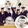24 Pcs 16 Inch Black Gold Graduation Inflatable Beach Balls with Air Pump Congrats Grad Sign Activities Beach Ball 2026 Graduation Party Favor Swimming Pool Supplies for Graduates Seniors College view 3