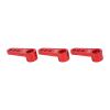 Aumotop 3pcs RC Aluminum 25T Servo Horns Easy to Carry and Install Upgrade Parts for Remote Control Car Hobbyists, Strong and Durable Material (Red) view 4