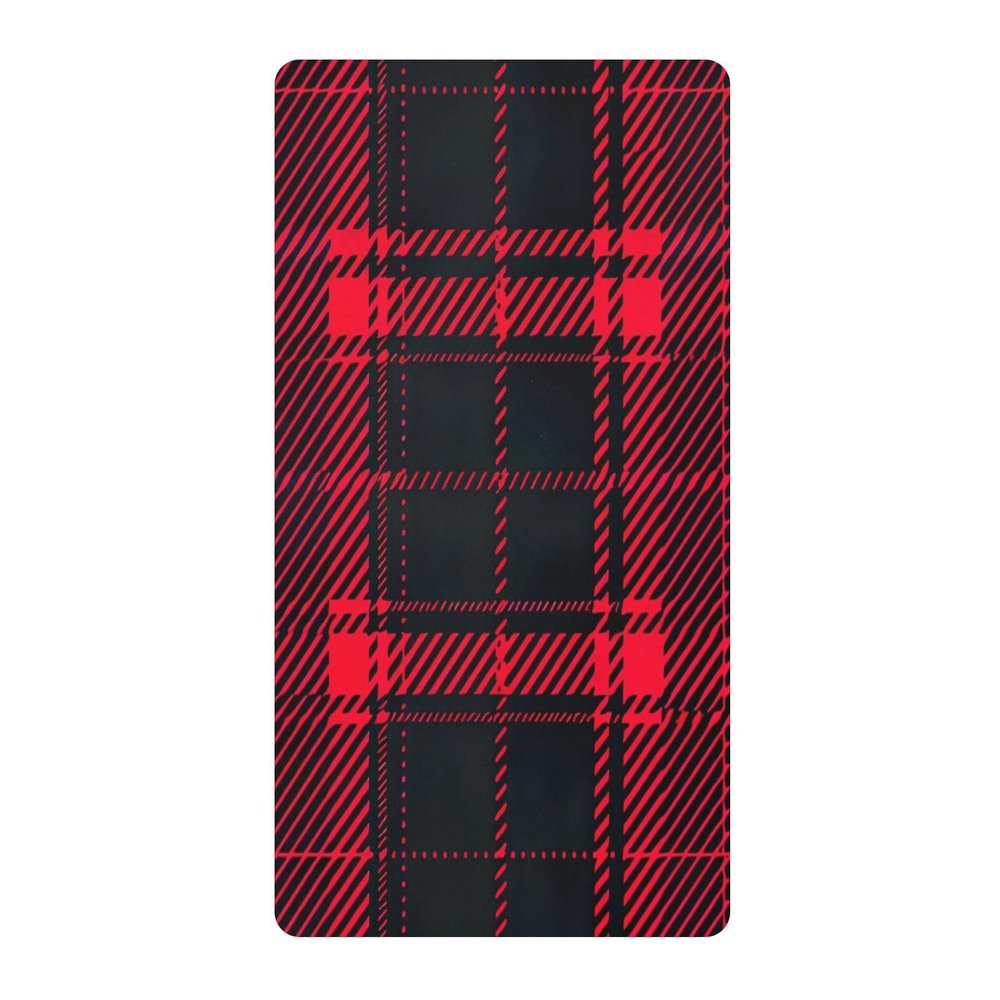 Blueangle Fitted Crib Sheet Standard Baby Crib Toddler Mattress - Cotton Soft Breathable Crib Sheets with Red and Black Plaid849