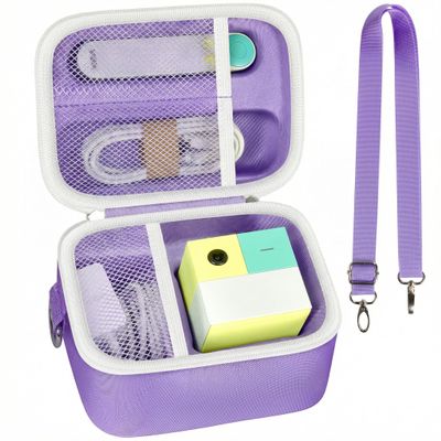 Againmore Case Compatible with Nex Playground Active Play System, Video Game Console Storage Holder Bag with Custom Slots for Device, HDMI Power Cord, Remote Control and Accessories-Purple(Box Only)