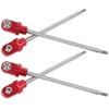 RC GTX Steel Shock Shafts with Rod Ends Fit for TRAXXA 1/5 X MAXX Truck (Red) view 1