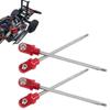 RC GTX Steel Shock Shafts with Rod Ends Fit for TRAXXA 1/5 X MAXX Truck (Red) view 2
