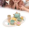 ToysCentral Basics Tea Party Set Simulation Funny Improve Language Communication Skills Wooden Tea Set Toy view 2