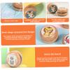 Wooden Yoyo 2Pcs 1.57x1.34 Cartoon Animal Pattern Yoyo Kids Natrual Wooden Portable & Lightweight Yo-Yo Fun Amateurish - for Kids and Adults Playing. view 3