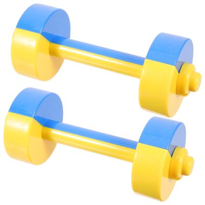 Alasum Kids Dumbbells Plastic Dumbbell Toy Set, 2 Pack Lightweight Fitness Barbell for Children - Safe Ergonomic Grip for Strength Training, Muscle Development & Home Exercise