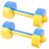Alasum Kids Dumbbells Plastic Dumbbell Toy Set, 2 Pack Lightweight Fitness Barbell for Children - Safe Ergonomic Grip for Strength Training, Muscle Development & Home Exercise view 1