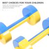 Alasum Kids Dumbbells Plastic Dumbbell Toy Set, 2 Pack Lightweight Fitness Barbell for Children - Safe Ergonomic Grip for Strength Training, Muscle Development & Home Exercise view 3