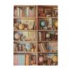 RMYRHQ Nostalgic Explorers Shelf Wooden Puzzles for Adults 500pieces Retro Globes&Weathered Books Art Relaxing Activity for Cozy Evenings&Solo Relaxation Great Gifts to Graduations&Thanksgiving view 1