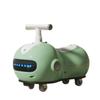 Wiggle cart Peanut Shape Wiggle Car Music Light Swing Cars for Kids Silent Flash Wheel with Helmet Backpack(Green,with Helmet Backpack) view 1