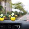 Cndiyald Solar Dancing Flower, Shaking Head Bee Car Ornament, Solar Powered Desk Toy for Office Home Decoration view 4