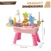 Kids Water Table Electric Play Sink with Running Water with Removable Table Legs Educational Play Sink with 180 Rotating Faucet for Kids Park Nursery Garden. view 2