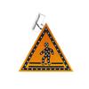 Pubutik Solar-Powered LED Signs, Road Traffic Signs,Heavy Duty Rustproof Aluminum Metal Frame,Actively Illuminated Safety Signs,for Street Driveway School Community,K view 1