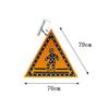 Pubutik Solar-Powered LED Signs, Road Traffic Signs,Heavy Duty Rustproof Aluminum Metal Frame,Actively Illuminated Safety Signs,for Street Driveway School Community,K view 4