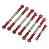 ERYUE RC Car Tie Rods Aluminum Alloy Steel Turnbuckles High Strength Upgrade Parts for SLASH 1/10 Short Course, Wear Resisting and Smooth Driving for Beginners and Enthusiasts (Red) view 4