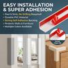 PVC Wall Corner Protector, L-Shaped Molding Trim with Adhesive Backing, Flexible Corner Guards for Wall Protection, Easy to Cut Edge Guard for Home Office Kitchen Island Cabinets(Jet Black,236.2in) view 3