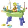 Ngbbby Kids Water Table Electric Play Sink with Running Water & Removable Table Legs Educational Play Sink with 180 Rotating Faucet for Kids, Park, Nursery, Garden, Green, for Toddlers 1-3 view 1
