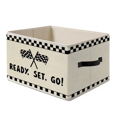 Dilemat Race Car Room Decor,Racing Storage Bins Box