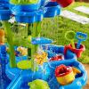 DULONIME 2-Tier Sand and Water Table Toys for Kids Aged 3 4 5 6 7 8, Water Waterfall Sensory Play Table with Beach Toys Accessories, Outdoor Activity Playset for Toddlers 2-4 3-5 4-6, Birthday Gifts view 4