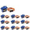 1-10PCS SG90 9G Micro Digital Servo Motor 180/360Degree Fixed-Wing Gear Servo Motor for Rc Helicopter Toy Airplane Aircraft(10PCS-360 Degree) view 2