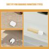 MOTHNUR 8pcs Silicone Door Corner Bumpers Proofing Drawer Handle Covers Rubber Edge Guards Safety Furniture Protectors for Cabinets and Tables view 3