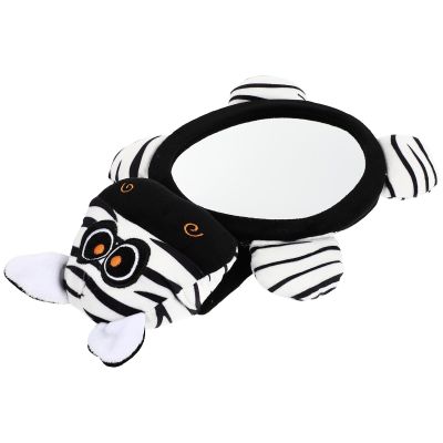 VOSAREA Observation Mirror for Car Seat, Zebra Animal-shaped Rearview Mirror, Safety Reflector for Rear Facing Seats, Travel Accessory