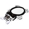 VOSAREA Observation Mirror for Car Seat, Zebra Animal-shaped Rearview Mirror, Safety Reflector for Rear Facing Seats, Travel Accessory view 1