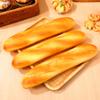 BESTYASH 3pcs Artificial French Bread Set, 10.62In Fake Loaf Simulation Baguette Food Props for Photography Display Home Decoration and Kids Pretend Play view 2