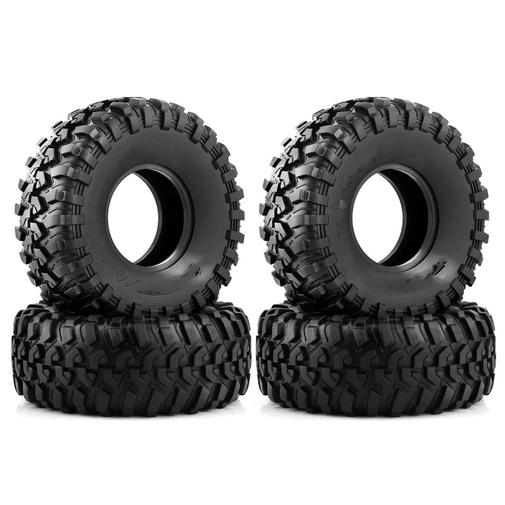 RC Car Tires Tyres Wheels for D90 D110 for AXIAL SCX10 II III for Capra 1/10 Remote Control Car 4PCS 1.9Inch rc Crawler Tires 130mm Tyre