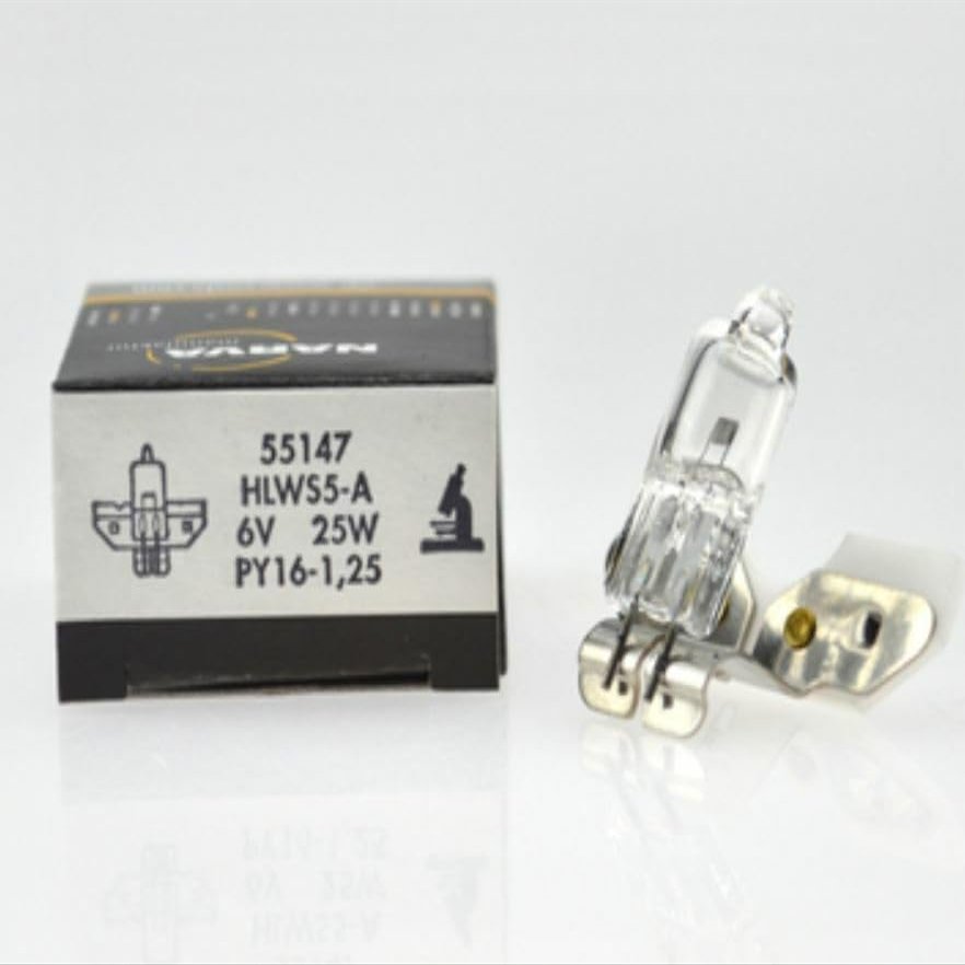 1PC NEW For Narva 55147 HLWS5-A Microscope Light Bulb (6V25W, PY16-1.25, For ZEISS JENA)