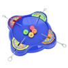 ERYUE Gyro Burst Exciting Duel Spinning for Kids Blue Durable Safe Guardrail for Children Gift view 1