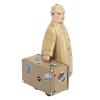 ERYUE Wind Up Walking Traveler Toy Nostalgic Retro Tinplate Toy for Adult Collection Home Bar Decoration view 2