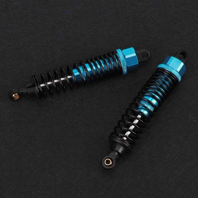 ERYUE Precise Metal RC Car Shock Damper, High Performance 2pcs Blue Replacement Parts for 1:10 RC Car, Fit for JLB HSP EM DHK HPI Owners (100MM)