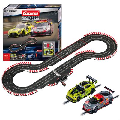Carrera Digital 132 Slot Car Race Track Set Grid Masters, 18.70-ft Long