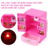 ERYUE Mini Fridge Toy for Kids Role Play Educational Home Appliance for ParentChild Game ABS Plastic view 2