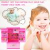 ERYUE Mini Fridge Toy for Kids Role Play Educational Home Appliance for ParentChild Game ABS Plastic view 4