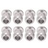 ERYUE RC Shock Damper Ball Head Durable Shock Absorbers Head for HpiHspLosi 1/10 RC Car for Adults Metal Silver 8pcs view 2